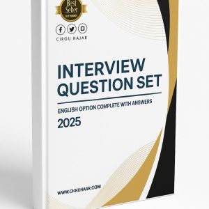 Interview Question Set English Option Complete With Answers 2025